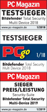 Bitdefender - Testsieger 2018 / 2019