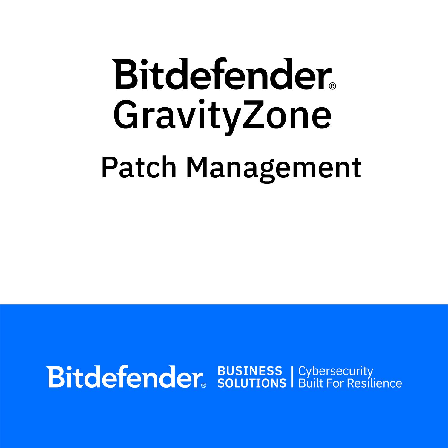 Bitdefender GravityZone Patch Management