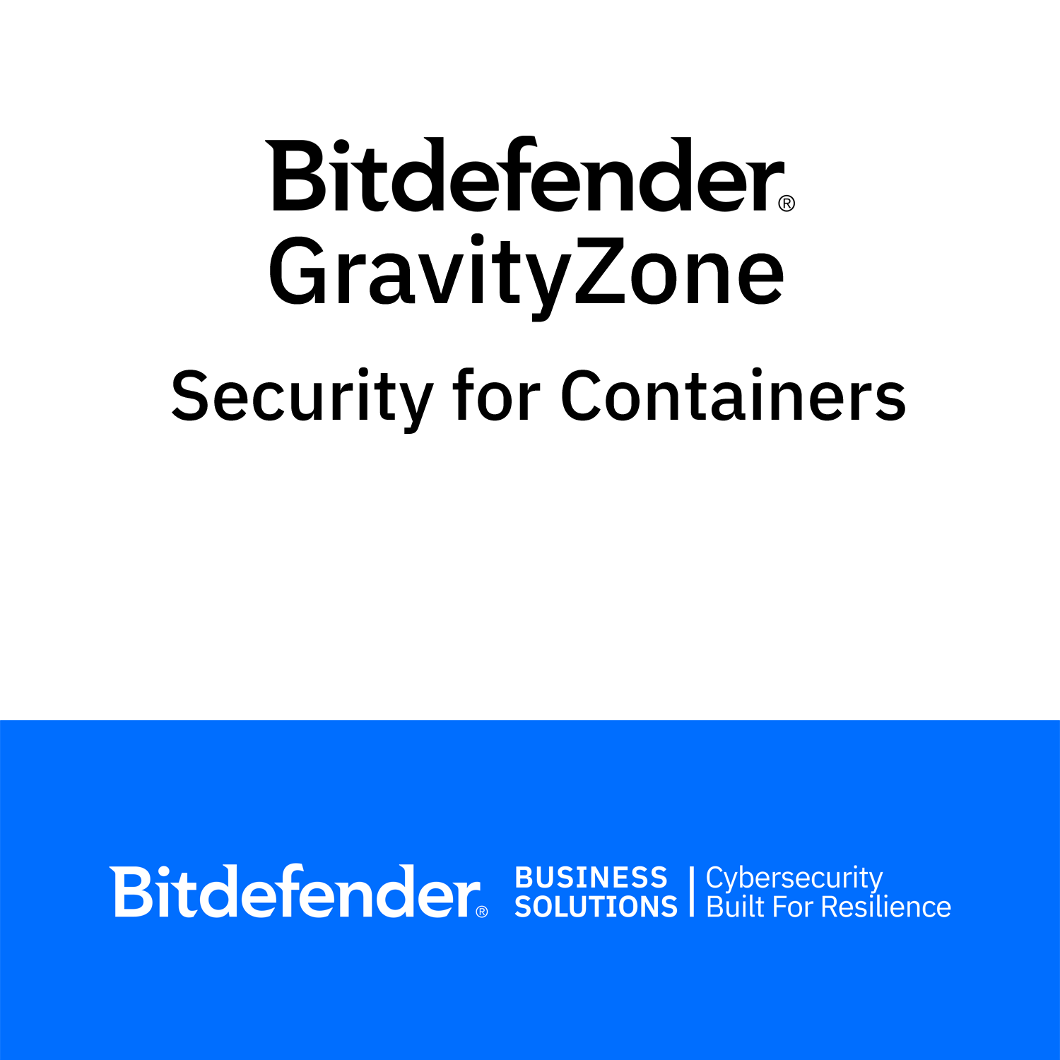 Bitdefender GravityZone Security for Containers