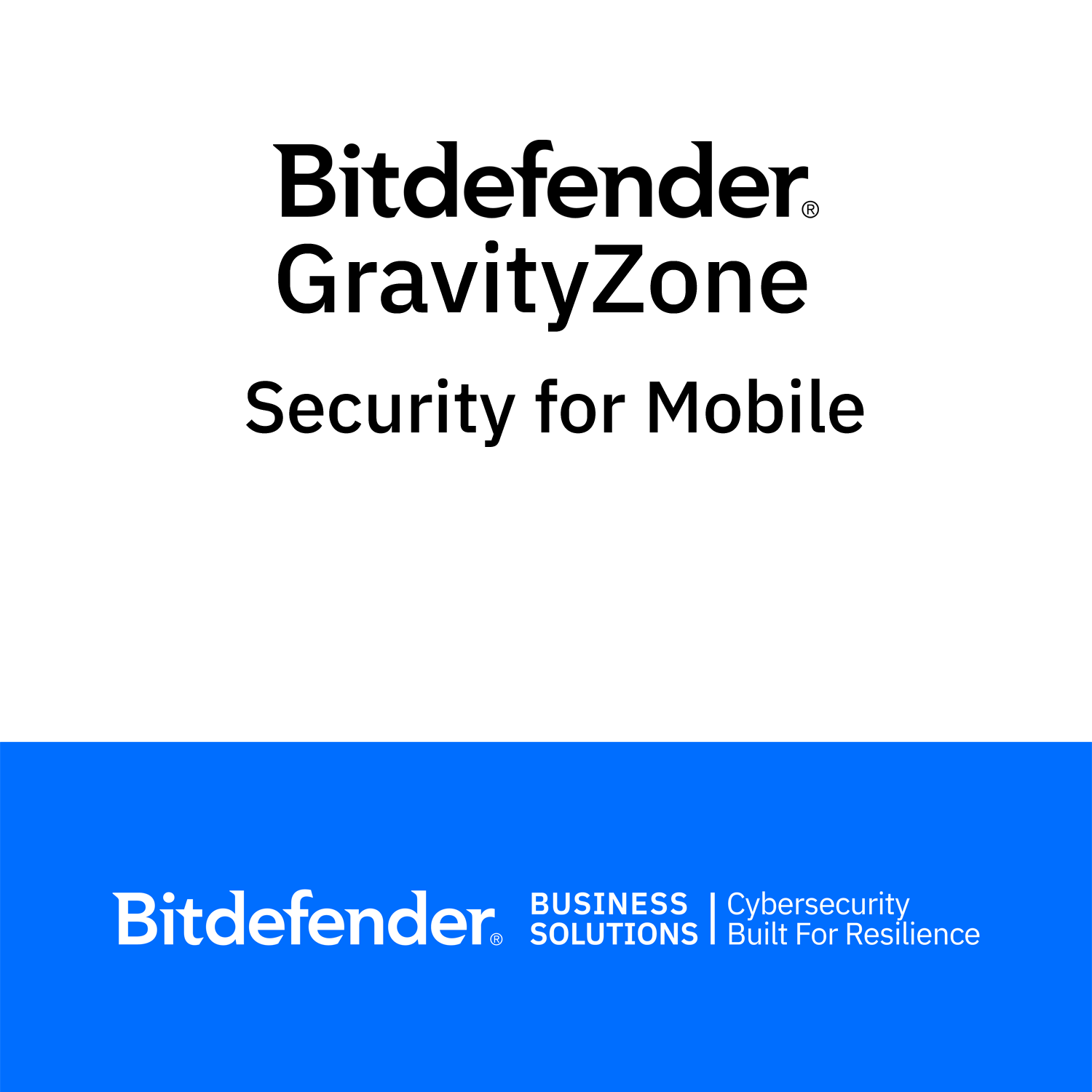 Bitdefender GravityZone Security for Mobile