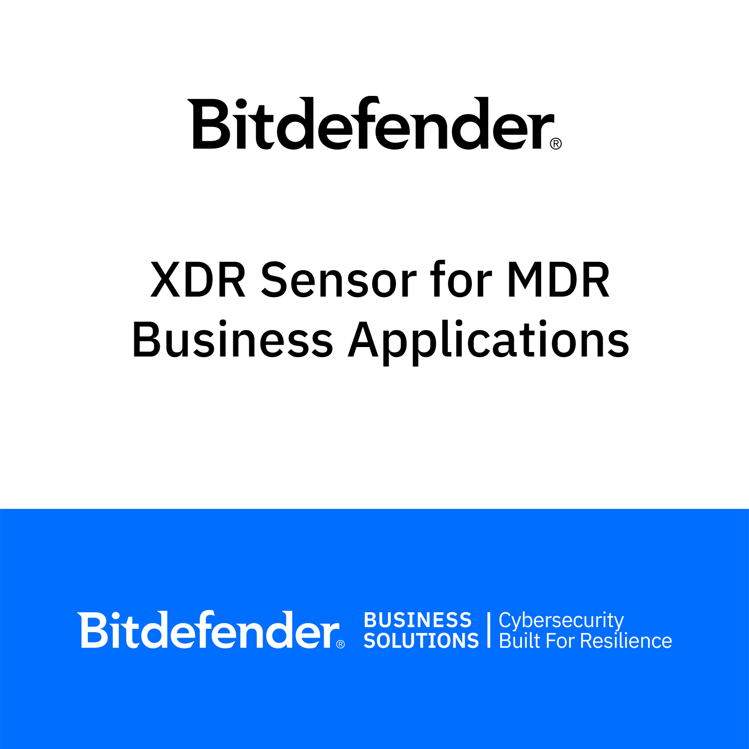 Bitdefender XDR Sensor for MDR - Business Applications