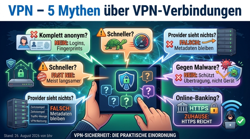 5 Mythen über VPN-Verbindungen