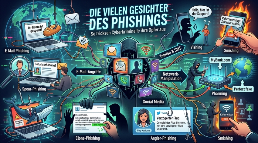 Die vielen Gesichter des Phishings