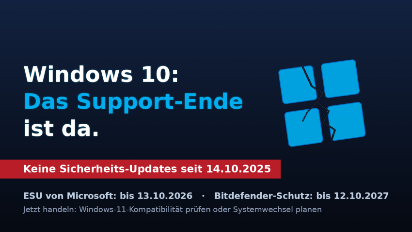 Das Support-Ende von Windows 10